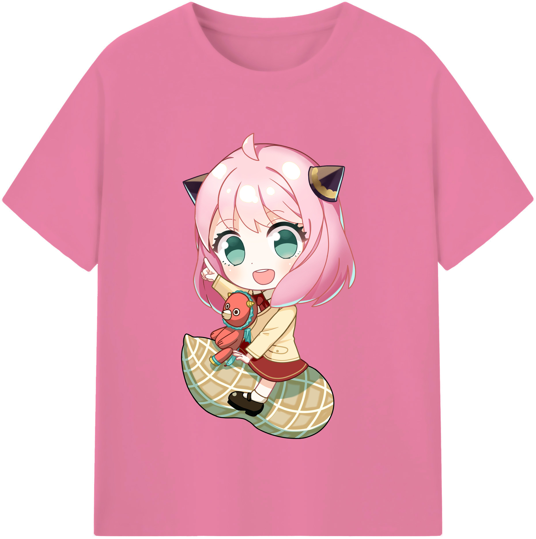 （画像用） SPY×FAMILY间谍家家酒 綿100％半袖Tシャツ（フロントプリント）